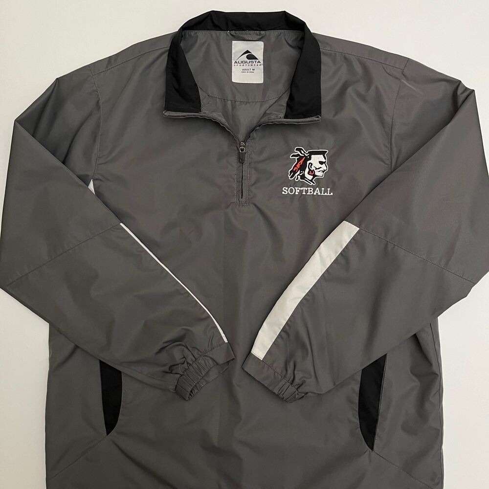 Augusta Sportswear Native Softball Windbreaker Pullover, Softball Jackets Z11‎ - Picture 6 of 11